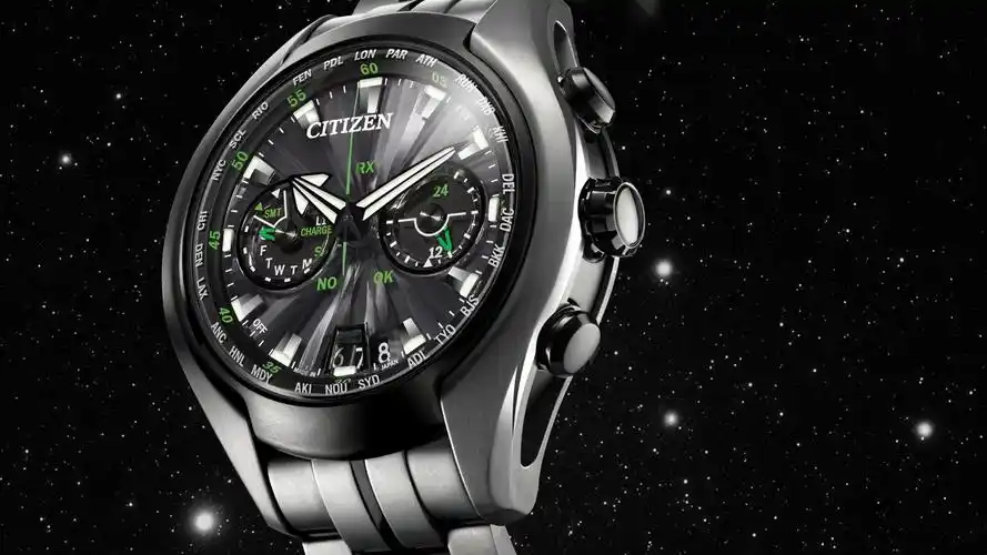 壁纸 西铁城手表,金属感