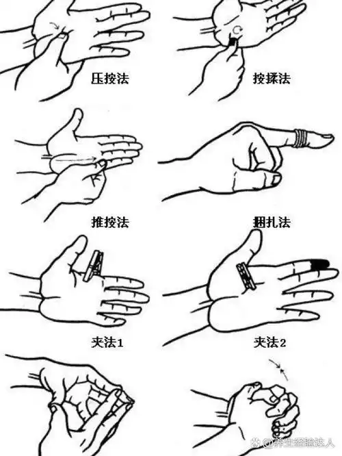 简单实用的手部按摩手法
