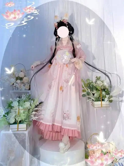 好看不过百的齐胸襦裙兔可可