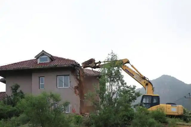 北京密云18栋违建"别墅",全部拆除