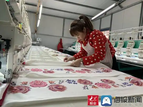 惠民县桑落墅镇电脑刺绣 "绣"出致富路