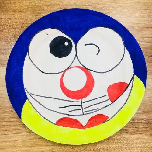 在盘子上画个画,做一个专属自己的创意餐具,最好的儿童节礼物!