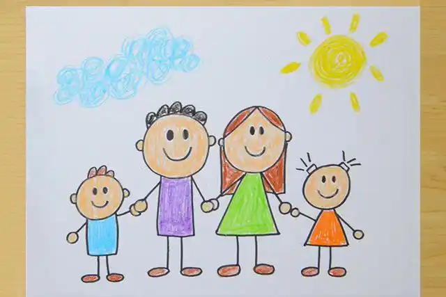 怎么简单画爸爸妈妈一家四口简笔画(步骤图解)