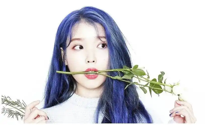 原创iu李知恩只有162cm挑战紫发造型意外惊艳果然身高不影响颜值