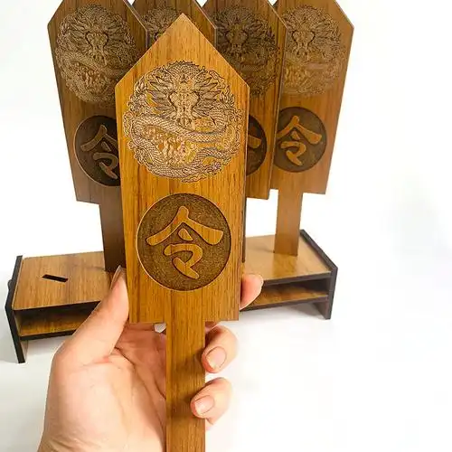 令箭木质个性刻字仿古令牌道具仙家道教公司木雕