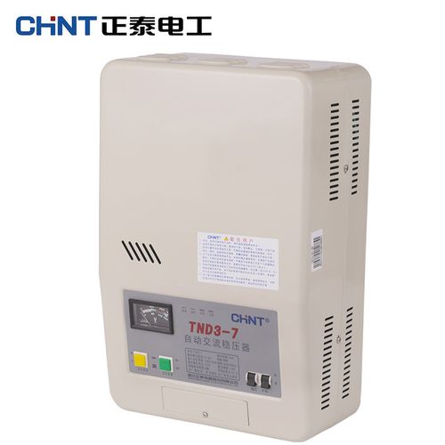 正泰(chnt)稳压器tnd3(tsd)-7单相挂壁式自动交流稳压器 7000w 电视
