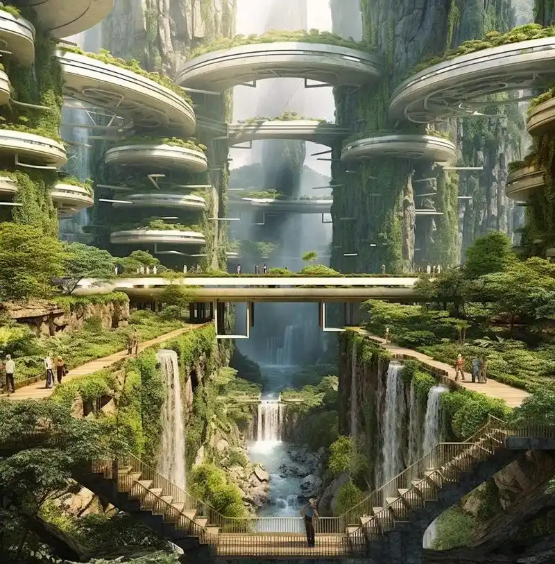 人类未来的理想乌托邦.