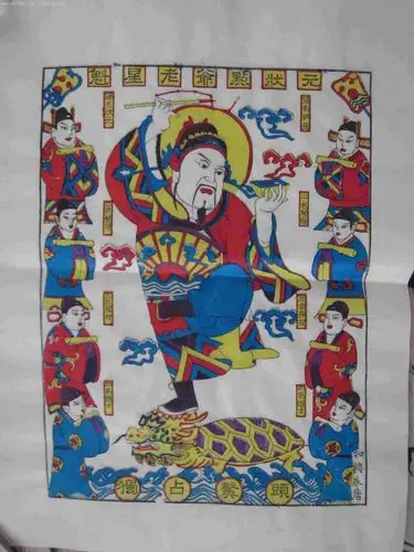 山东潍坊杨家埠木板年画