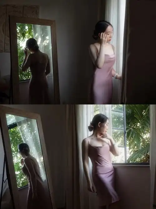 摄影如何利用镜子拍私房写真