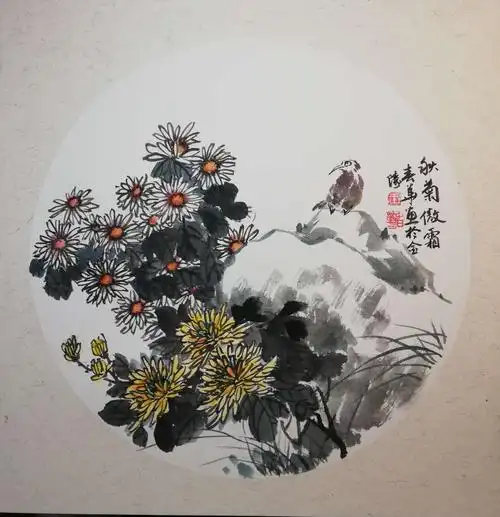 女画家春华秋实百幅团扇小品欣赏一一2019年5月於金陵