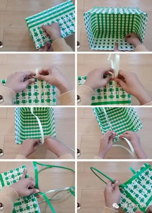 打包用的编织带记得捡起来动手编手提篮收纳篮款款精致还巨实用附教程