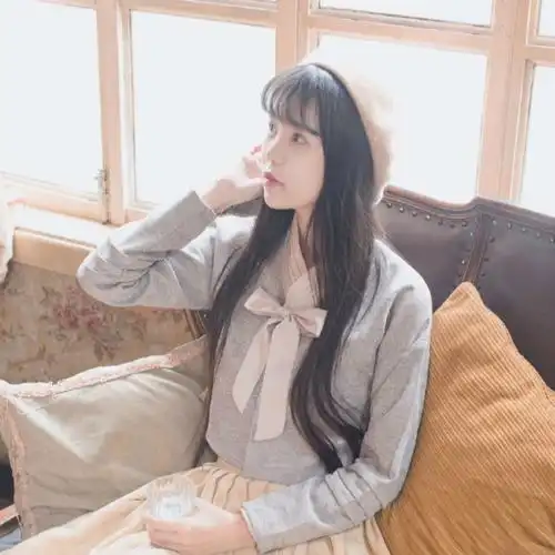 03自截少女头像小清新 自截注明出处 01风与花手稿