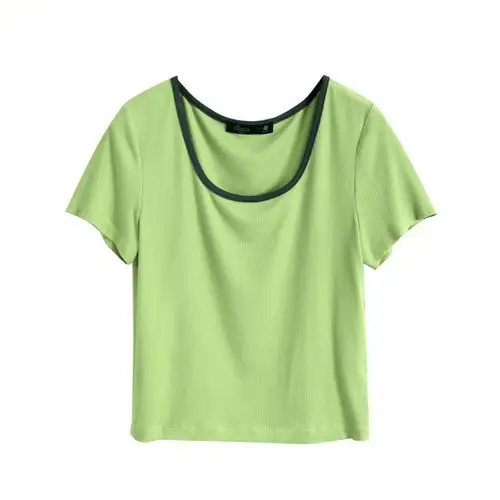 网红韩版宽松设计感女士短袖t恤女夏2020年新款短款上衣ins超火潮