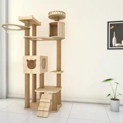 实木猫爬架大中型塔猫咪架子树屋一体别墅跳台玩具猫爬架