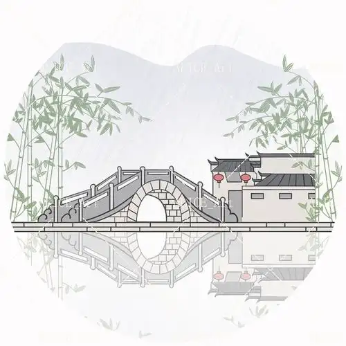 徽州韵|插画|创作习作|alice_art - 原创作品 - 站酷 (zcool)