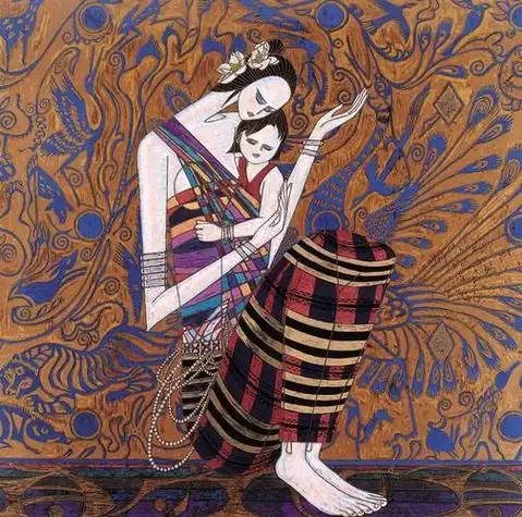 民族装饰画 民族装饰画简单