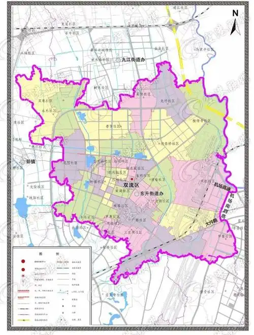双流区怡心街道挂牌成立双流实际管辖区域有哪些变化示意图来了