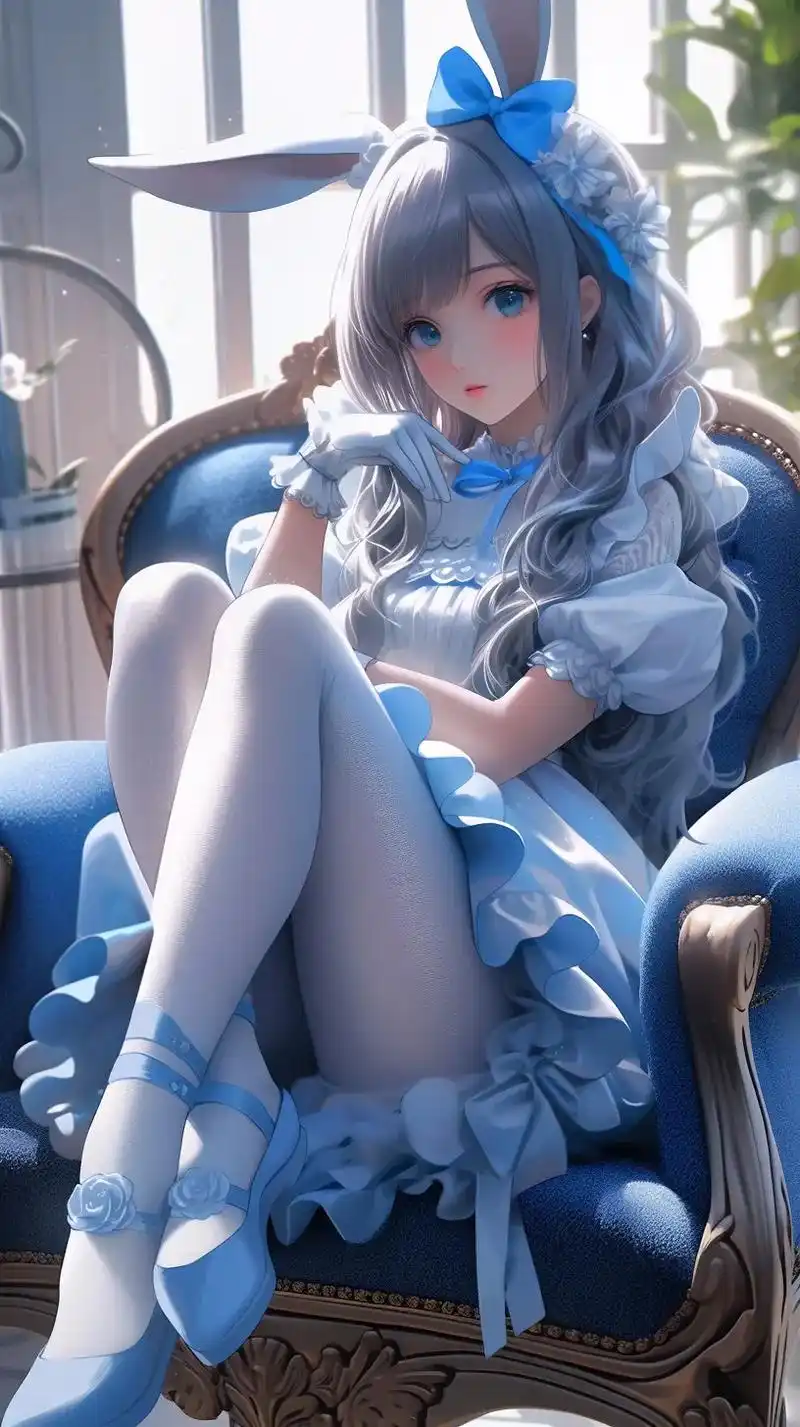 可爱兔女郎.超萌超可爱的小姐姐 #二次元少女 #大长腿 #甜 - 抖音