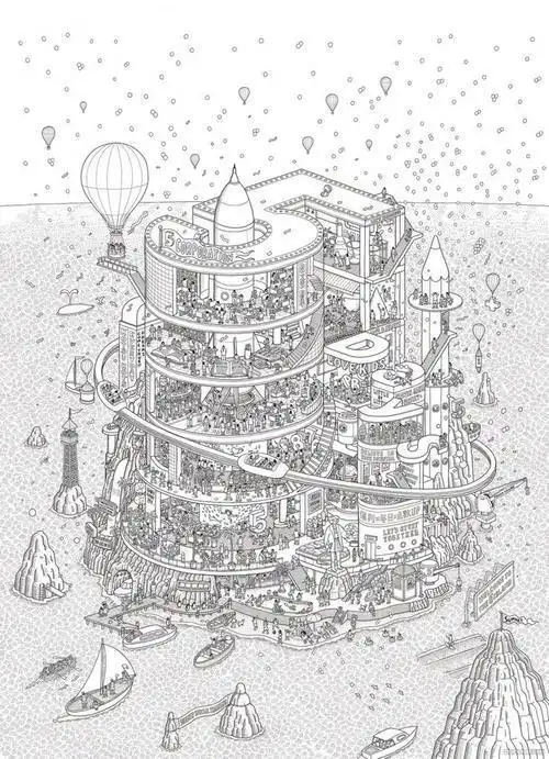 难度大复杂的简笔画