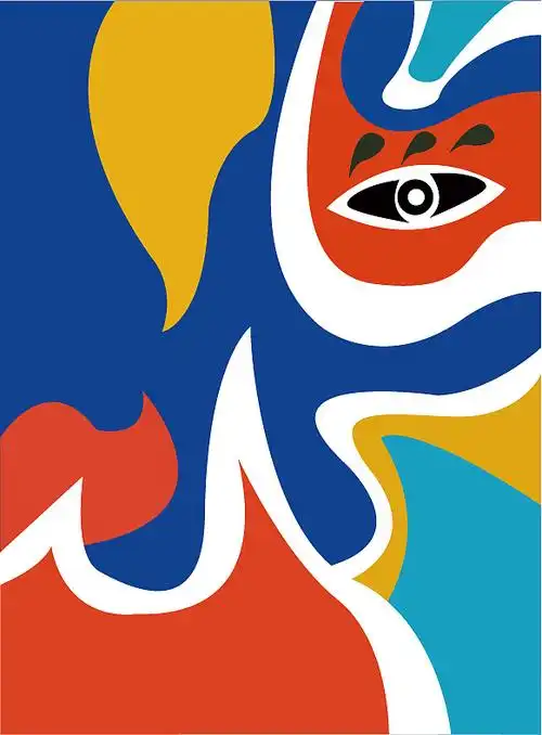 京剧脸谱系列插画