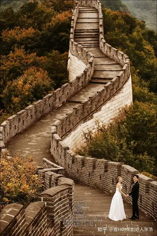 在长城拍的婚纱照被爸妈夸爆了