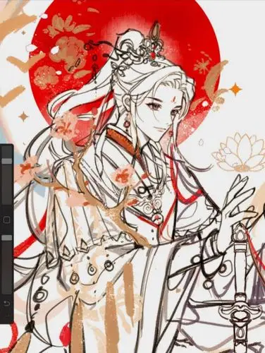 太子悦神 天官画师:花城花呗微博:花土成花口贝侵删