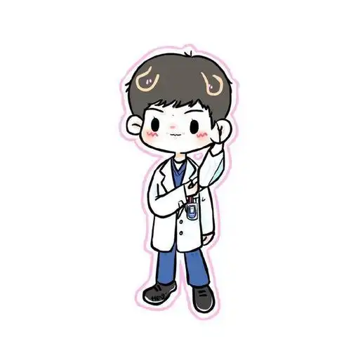 210622易烊千玺x杨小羊q版手绘和杨医生一起致敬医护人员