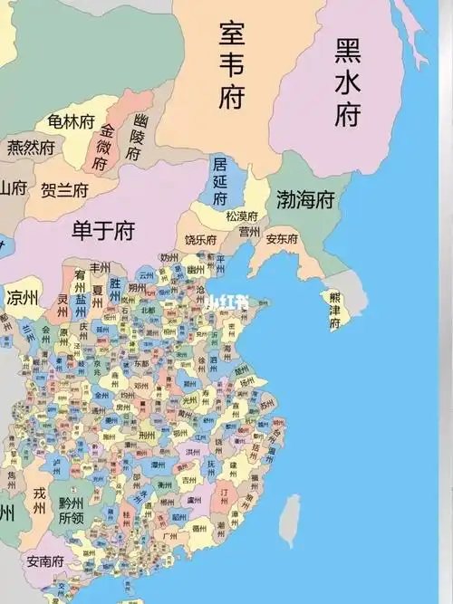 唐朝府级地图