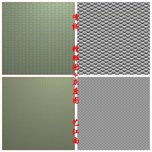 2189海浪纹理纹路背景墙两款浮雕精雕jdp灰度bmp格式木雕图