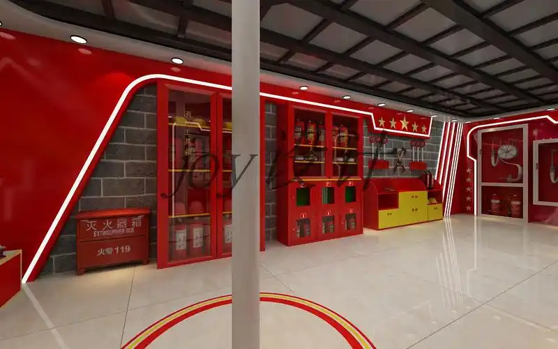 消防体验馆  展厅  展馆  效果图
