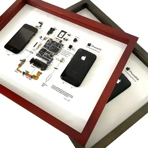 iphone手机装裱裱画摆件相框画框标本苹果拆解相框