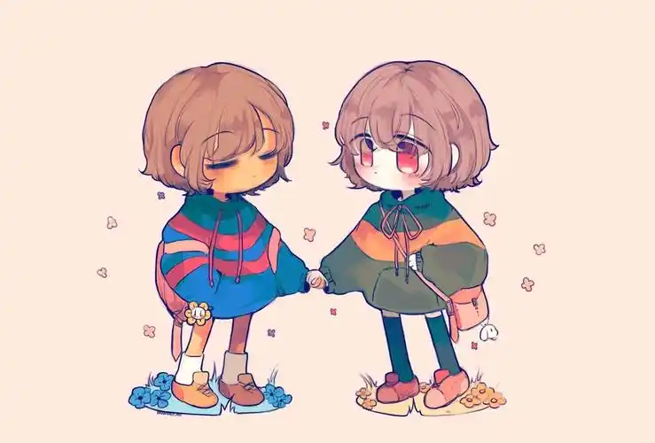 当frisk和chara来到现实(3) - 半次元 - acg爱好者社区