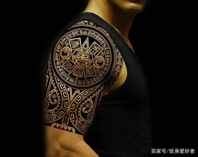 萨摩亚图腾纹身图案