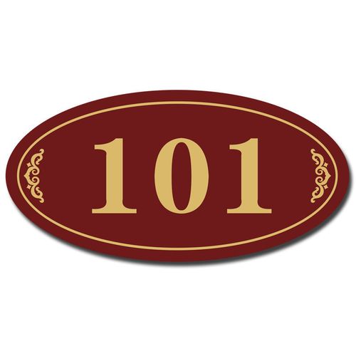 古具(guju) 门牌号家用门牌定制门牌号码牌家用数字牌门号牌宿舍出租