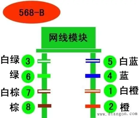网线模块按照a接法还是b接法