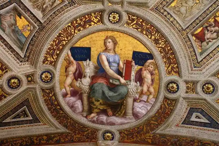 梵蒂冈博物馆位于意大利罗马圣伯多禄大教堂北面,原是教宗的宫廷.