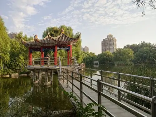 石家庄长安公园的初秋之晨