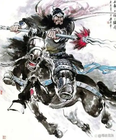 张飞性情豪放 勇猛善战