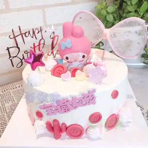 网红凯蒂猫kt生日蛋糕同城hellokitty美乐蛋糕儿童全国新鲜生日蛋糕