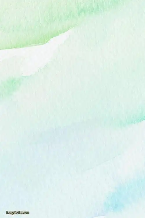 带有浅绿色水彩纹理的作文集背景图片免费下载