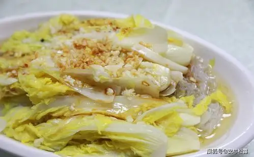 原创粉丝蒜蓉蒸白菜鲜香美味甜辣爽口做法简单超下饭的家常菜