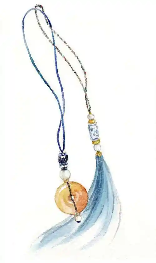 手绘古物 【玉佩】【流苏】【古风】