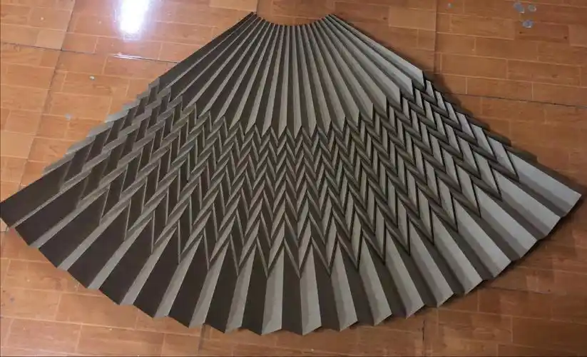 压皱压褶加工 竹叶压皱打褶加工 竹叶褶 时装特种缝制压褶加工