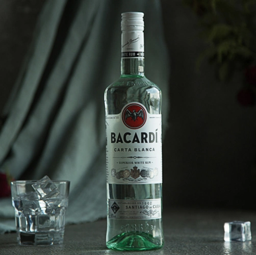 bacardi百加得白朗姆酒750ml3件