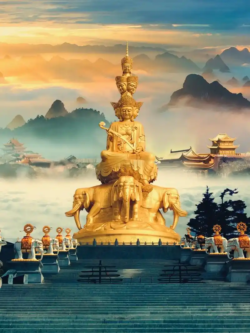 峨眉山金顶大佛