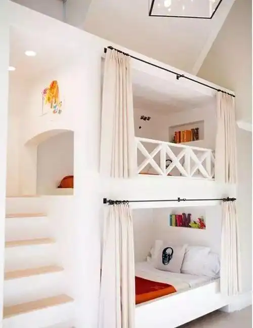 解救二宝家庭双人儿童房设计也是美翻了