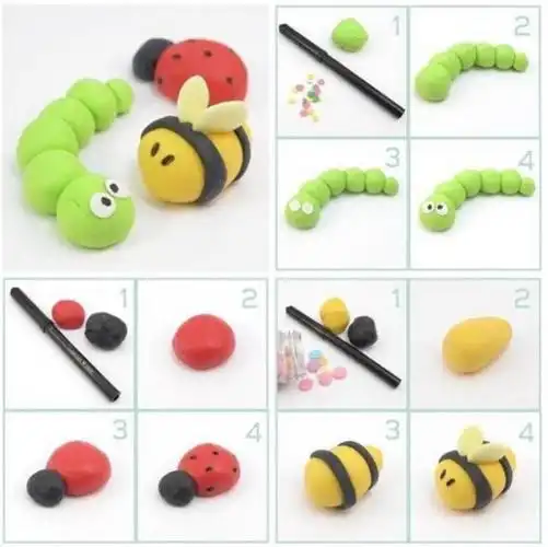 萌翻你,最萌的迷你小动物,几块彩泥就轻松捏出来!(附22种教程)