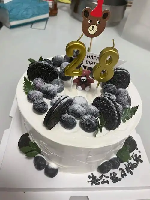 28岁生日98.#蛋糕98 #happybirthday   - 抖音