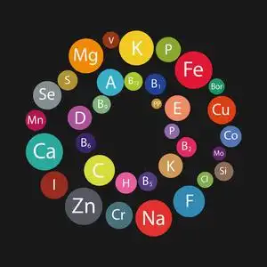 维生素和矿物质照片