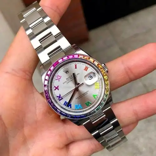 70⑨劳力士彩虹圈datejust表